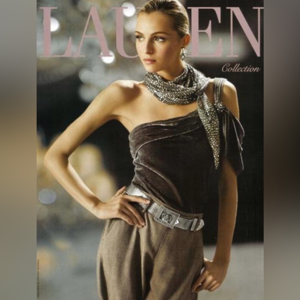 Ralph Lauren Collection Fashion Show Fall 2009 Silver Belt